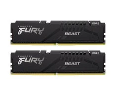 RAM KINGSTON 32GB 6000MT/s DDR5 CL36 DIMM rinkinys iš 2 FURY Beast Juodas