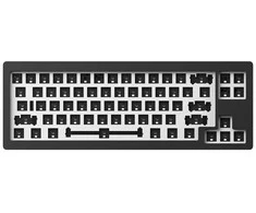Akko MonsGeek M7 VIA Barebone žaidimų klaviatūra, 65%, Hot-Swappable, RGB, ANSI išdėstymas – juodos spalvos