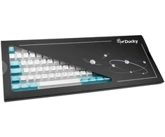 Klaviatūra Ducky Ducky Keycap Set, PBT, ISO (DE) - baltas/mėlyna