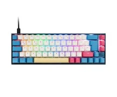 Klaviatūra Ducky Mecha SF Limited Dawn Edition, RGB LED - MX Speed Sidabrinis