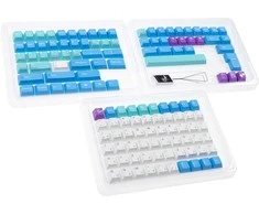Klaviatūra Ducky x MK „Ledo šalies“ klavišų dangtelių rinkinys