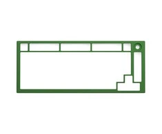 Klaviatūra Glorious GMMK PRO Top Frame – forest žalias