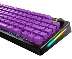 Klaviatūra Glorious GPBT Basics Keycaps, ANSI išdėstymas US, PBT, Dye-Sub – Epic Violetinė