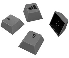 Klaviatūra Glorious GPBT Basics Keycaps, ANSI išdėstymas US, PBT, Dye-Sub – Armor Pilkas