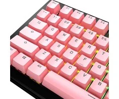 Klaviatūra Glorious GPBT Basics Keycaps, ANSI išdėstymas US, PBT, Dye-Sub – Potion Rožinė