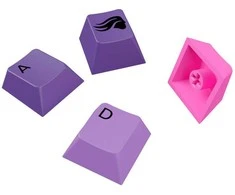 Klaviatūra Glorious GPBT Gradient Keycaps, ANSI išdėstymas US, PBT, Dye-Sub – Nebula