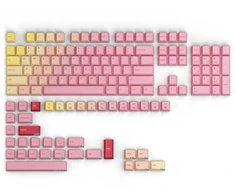 Klaviatūra Glorious GPBT Keycaps - Rožinė Grapefruit