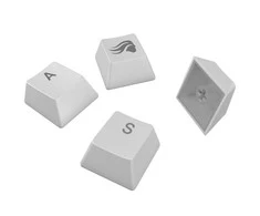 Klaviatūra Glorious GPBT su pašvietimu Keycaps, ANSI išdėstymas US, PBT, Dye-Sub – baltos spalvos