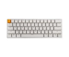 Glorious Klaviatūra Compact White Ice Edition GMMK-COM-BRN-W, ANSI US išdėstymas, Gateron Brown Switch