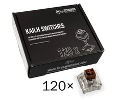 Glorious Box Kailh Brown Switches klavišai klaviatūrai (120 vnt)