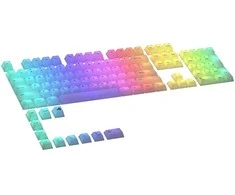 Klaviatūra Glorious Polychroma RGB Keycaps – 115 Keycaps, ANSI, US išdėstymas, pusiau skaidrūs