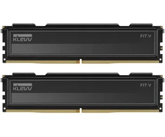 KLEVV FIT V DDR5-6400 RAM, CL30, XMP &amp; EXPO - 32 GB Dual Kit, juodas