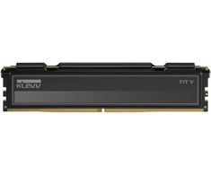 KLEVV FIT V DDR5-6400 RAM, CL32, XMP &amp; EXPO – 32 GB Dual Kit, juodas