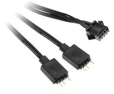 Kolink 4 kontaktų ventiliatoriaus ir 3 kontaktų 5 V ARGB laido adapteris