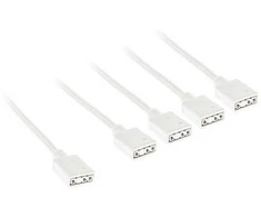 Kolink ARGB 1-4 splitter cable – 30cm, baltas