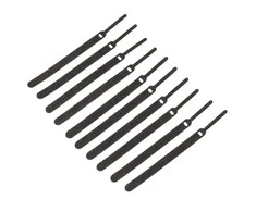 Kolink Velcro Hook and Loop Cable Ties – 10 Pack, 150mm, juodos spalvos
