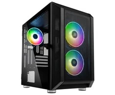 Kolink Citadel Mesh RGB Micro-ATX case – juodos spalvos