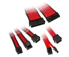 Kolink Core Adept Braided Cable Extension Kit - Raudona