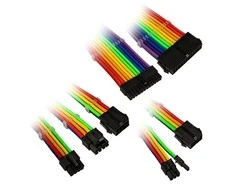 Kolink Core Adept Braided Cable Extension Kit – Rainbow