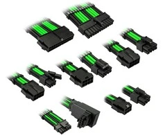 Kolink Core Pro Braided Cable Extension Kit 12V-2×6 Type 1 – Venom Žalias