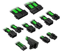 Kolink Core Pro Braided Cable Extension Kit 12V-2×6 Type 2 – Venom Žalias