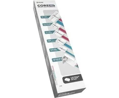 Kolink Core Pro Braided Cable Extension Kit 12V-2×6 Type 1 – Brilliant Baltas/Neon Mėlyna/Pure Rožinė