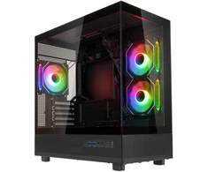 GSI SmartAssembly ARGB Glass Micro-ATX kompiuterio korpusas – 650W Bronze