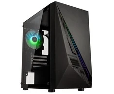 Kolink Inspire K2 Plus ARGB Micro-ATX kompiuterio korpusas, Tempered Glass – juodos spalvos