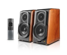 Kolonėlės Edifier S1000W, WiFi/Bluetooth, Rudos spalvos
