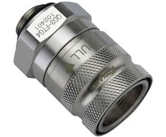 Koolance QD3 Quick Disconnect Straight Female to G1/4 Inch Male – No-Spill, Sidabrinis