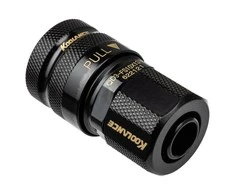 Koolance QD3 quick release straight female to 13/10mm – no-spill, juodas