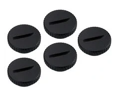 Koolance Verschlussstopfen, G1/4-col., Messing - 5er-Pack, juodas