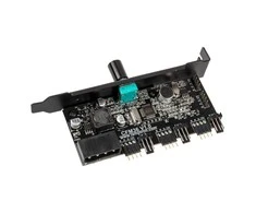 Lamptron CFM36 Fan and RGB LED Controller for PCI Slot – juodos spalvos