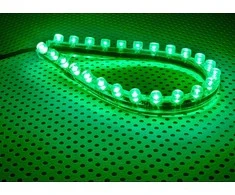 Lamptron FlexLight Standard – 24 LEDs – venom žalias
