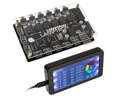 Lamptron RF625 fan and ARGB controller, juodos spalvos
