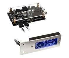 Lamptron TC20 PCI RGB fan and LED controller – sidabro spalvos