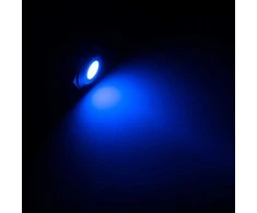 Lamptron Vandalism-protected LED – mėlynas, juodas housing