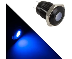 Lamptron Vandalism-protected LED – mėlynas, juodas housing
