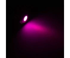 Lamptron Vandalism-protected LED – violetinė, sidabrinis housing