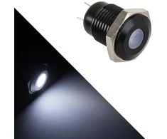 Lamptron Vandalism-proof LED – baltas, juodas housing