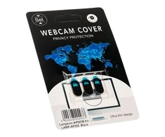Lamptron Webcam Slide Cover, 3 vnt – juodos spalvos