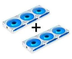 Lian Li "Build Kit" UNI FAN SL-INF 120 ARGB Reverse Blade PWM Lüfter, 6er Pack (Inkl. Controller) - 120mm, baltas