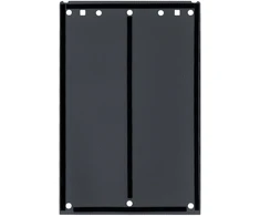 Lian Li DAN dėklai A3-mATX Wood Edition priekinis skydelis – Riešutas, juodos spalvos