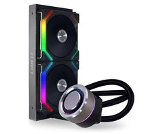 Lian Li GALAHAD 240 SL, AiO CPU Cooler, ARGB – juodos spalvos
