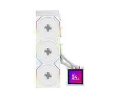 Lian Li HydroShift II LCD-S 360TL AiO Vanduo Cooling, RGB, LCD Ekranas – 360mm, baltas