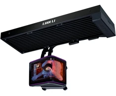 Lian Li HydroShift II OLED Curved 360 Fanless AiO Vanduo Cooling, 360 mm, OLED Ekranas – juodas