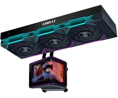 Lian Li HydroShift II OLED Curved 360 UNI FAN TL AiO Vanduo Cooling, 360 mm, OLED ekranai, TL-FLEX ventiliatoriai – Jude