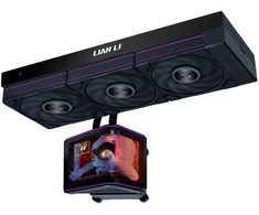 Lian Li HydroShift II OLED Curved 360 UNI FAN P28 All-in-One Vanduo Cooling, 360 mm, OLED Ekranas, P28 Fans – Juodas
