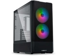Lian Li LANCOOL 207 PC kompiuterio korpusas, Midi-Tower, ATX, Tempered Glass – juodos spalvos