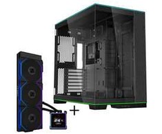 Lian Li O11 Dynamic EVO RGB PC-Gehäuse Bundle + HydroShift II LCD-S 360TL AiO- juodas